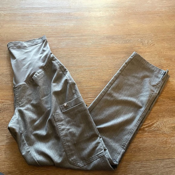 Figs Pants & Jumpsuits Figs Maternity Scrub Bottoms Yoga Grey Nurse Cna Vet Hospital Uniform